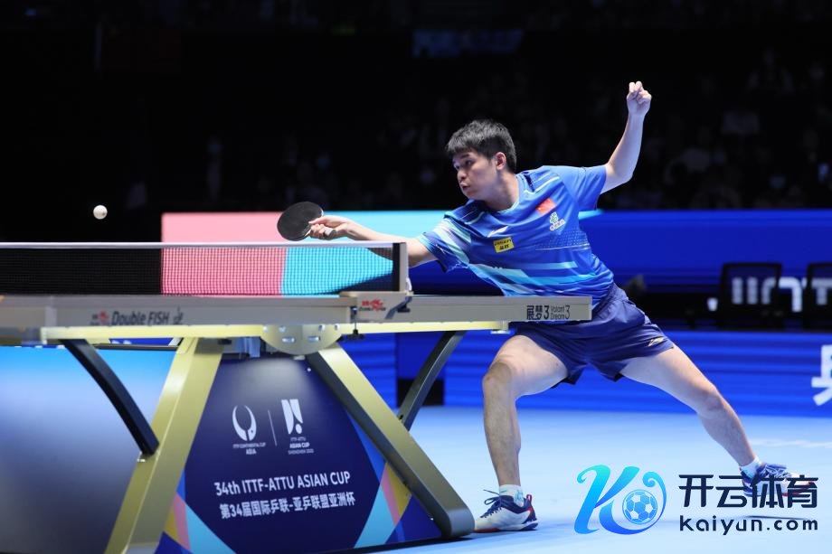 [图]林诗栋3-1陈垣宇 晋级乒乓球亚洲杯男单八强体育录像/图片