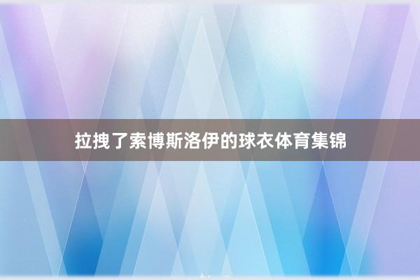 拉拽了索博斯洛伊的球衣体育集锦