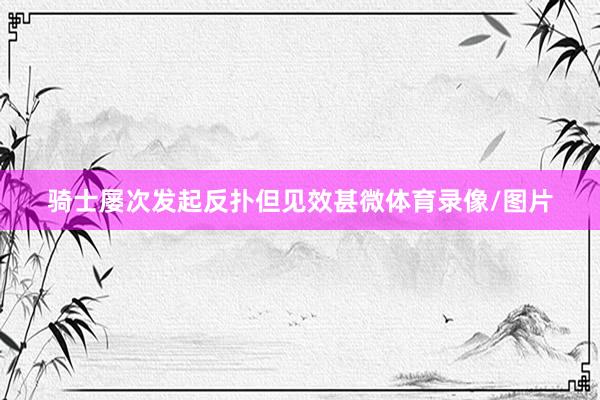 骑士屡次发起反扑但见效甚微体育录像/图片