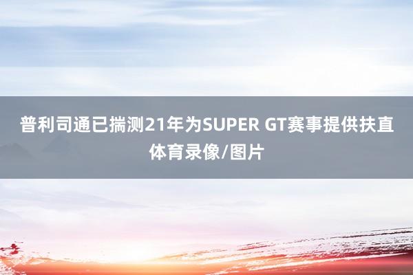 普利司通已揣测21年为SUPER GT赛事提供扶直体育录像/图片