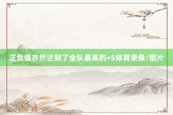 正负值亦然达到了全队最高的+5体育录像/图片