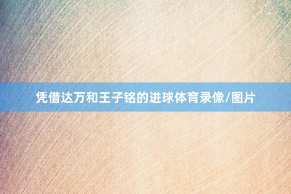 凭借达万和王子铭的进球体育录像/图片