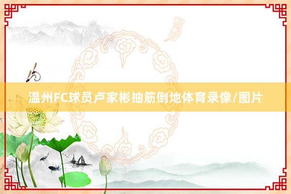 温州FC球员卢家彬抽筋倒地体育录像/图片