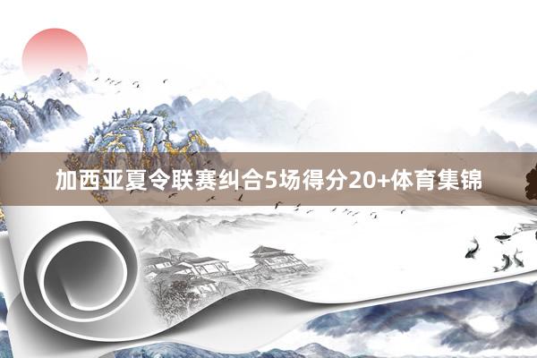 加西亚夏令联赛纠合5场得分20+体育集锦