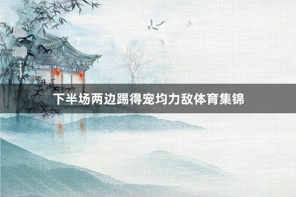 下半场两边踢得宠均力敌体育集锦