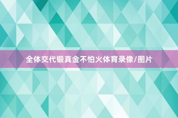全体交代锻真金不怕火体育录像/图片