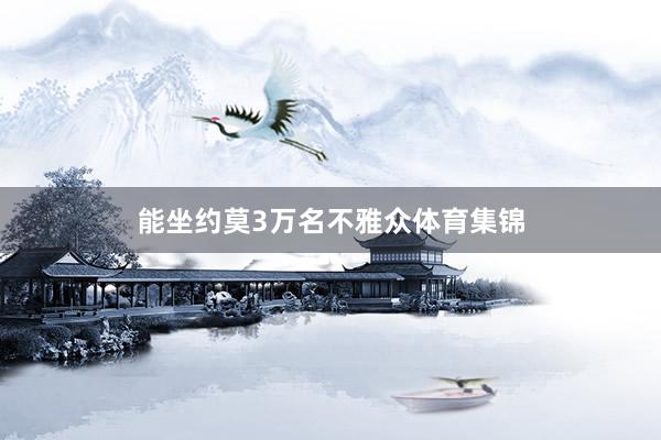 能坐约莫3万名不雅众体育集锦